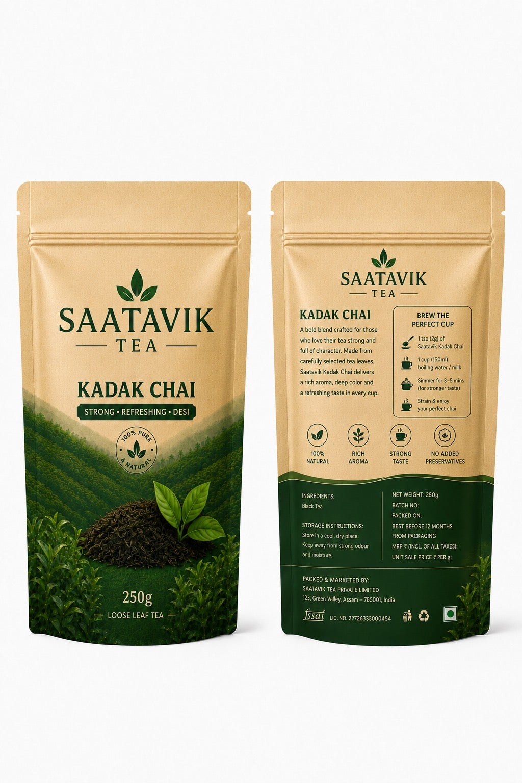 Saatavik Kadak Chai