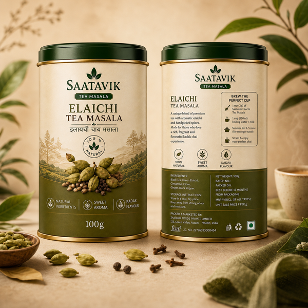 Saatavik Elaichi Tea Masala