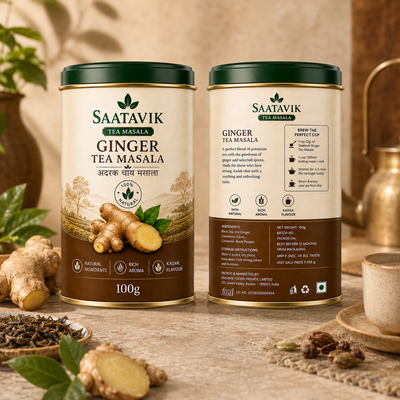 Saatavik Ginger Tea Masala&nbsp;