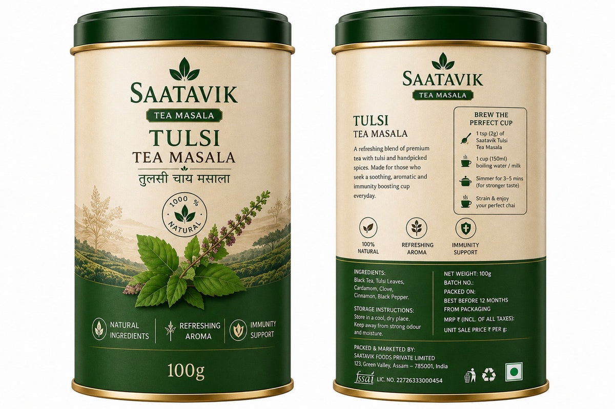 Saatavik Tulsi Tea Masala